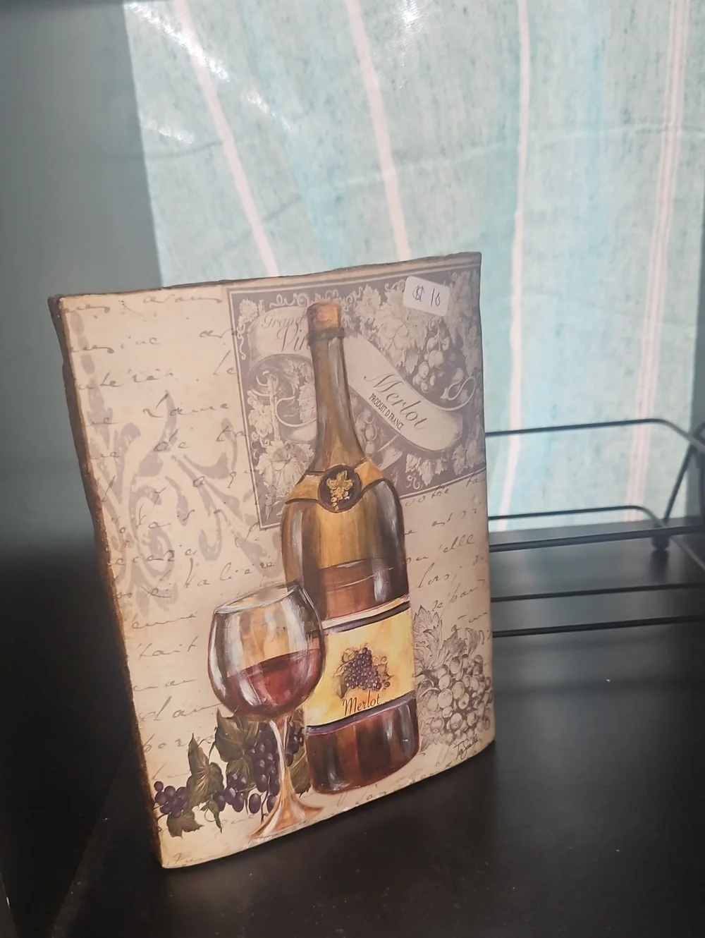 Vintage, Used Merlot Wine Art Decal